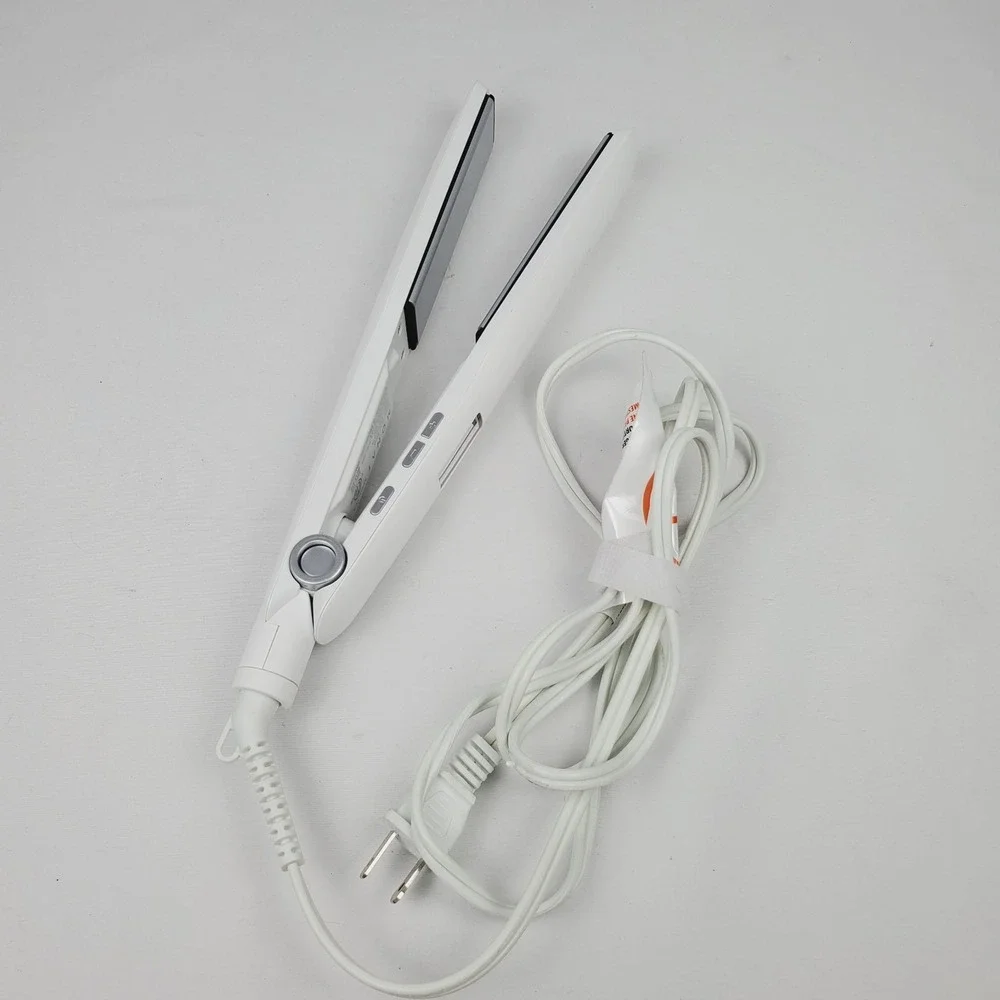 MONAT White Ionic Flat Iron Hair Straightener Ceramic 1